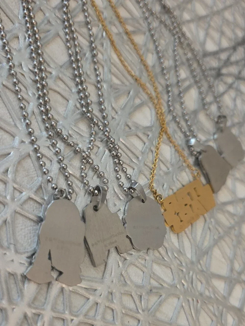 Star Wars Kids Necklace Set - Gold & Silver Character Pendants